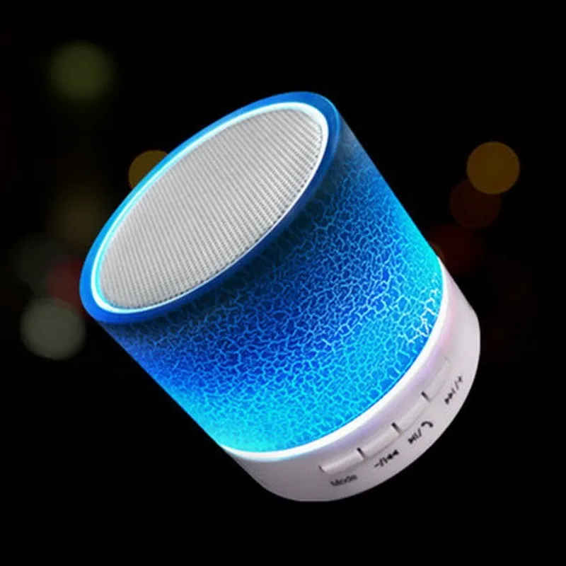 LED TF USB Subwoofer Loudspeakers Portable Wireless Bluetooth Speaker with 3.5mm MP3 Stereo Audio Music Player - ANKUX.COM