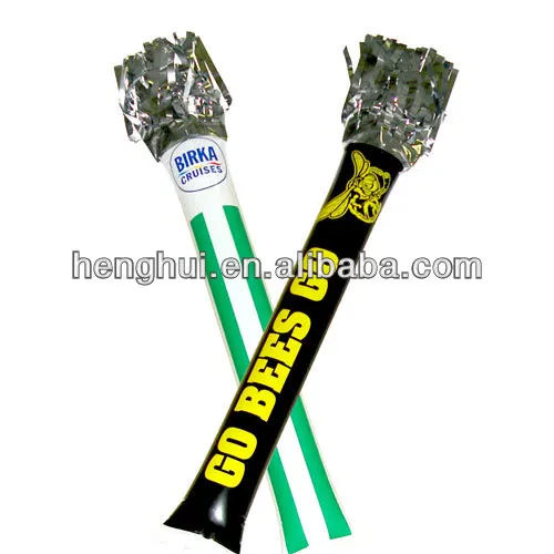 Pompoms noise maker stick balloon