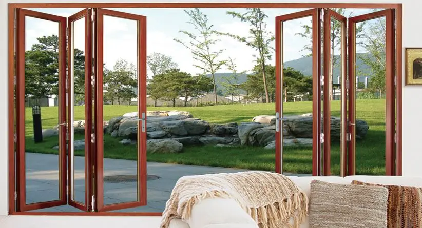 Stable quality cheap prices aluminum internal bifold accordion folding doors