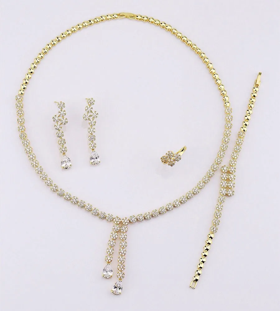 Italian Costume Costume Gold Jewelry Sets 18k African Gold Plating
