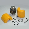 Yellow shell sprocket double row chain coupling