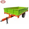 4 ton 900-16 wide tire single axle rear dump farm trailer