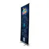 custom size wide base scrolling stand wooden roll up banner stand guangzhou
