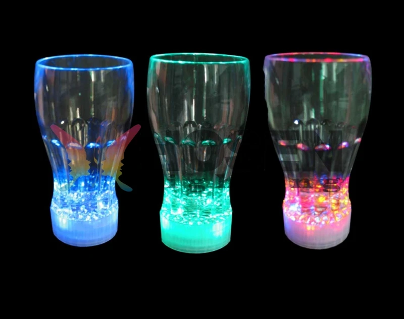 Great Promotional Bar Item Plastic Shot Led Glass,Light Up Cup,Led Beer