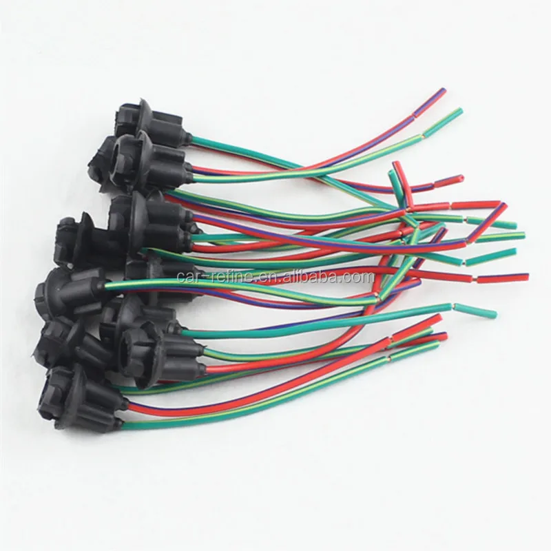 T10 W5w 194 Bulb Holder T10 Plugs Connectors Led Bulb Socket For Led