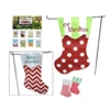 2019 Christmas Decorative Personalized Chevron Polka Dot Stocking Garden Flag