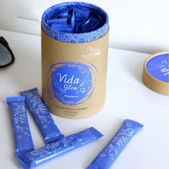 Recyclable Food Grade Kraft Cardboard Protein Powder Paper Tube