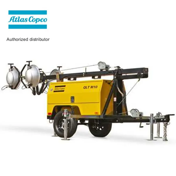 2015 Atlas Copco Qlt M10 Portable Lighting Tower Construction Light