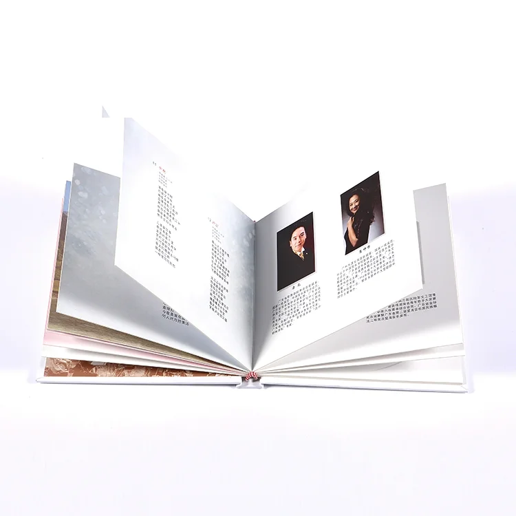 Factory price printing custom art paper colorful hardcover book