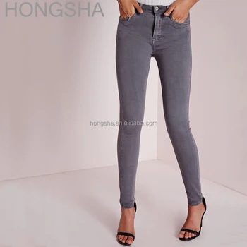 grey stretch jeans womens