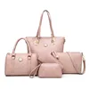 PU ladies bag 5 in 1 set Women's Bag Lady Handbag for Wholesale