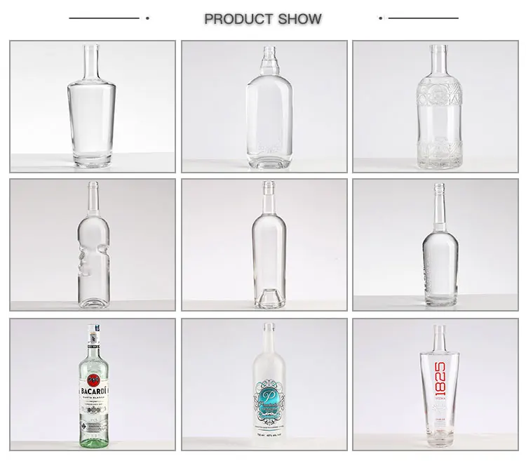 Hot Sale Decoration Indian Vodka Glass Bottles For Lids