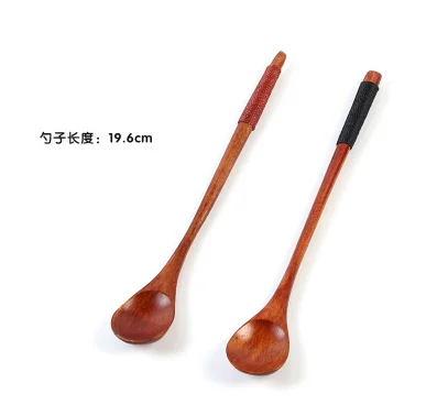 Sport and outdoors utensil reusable bamboo cutlery set travel