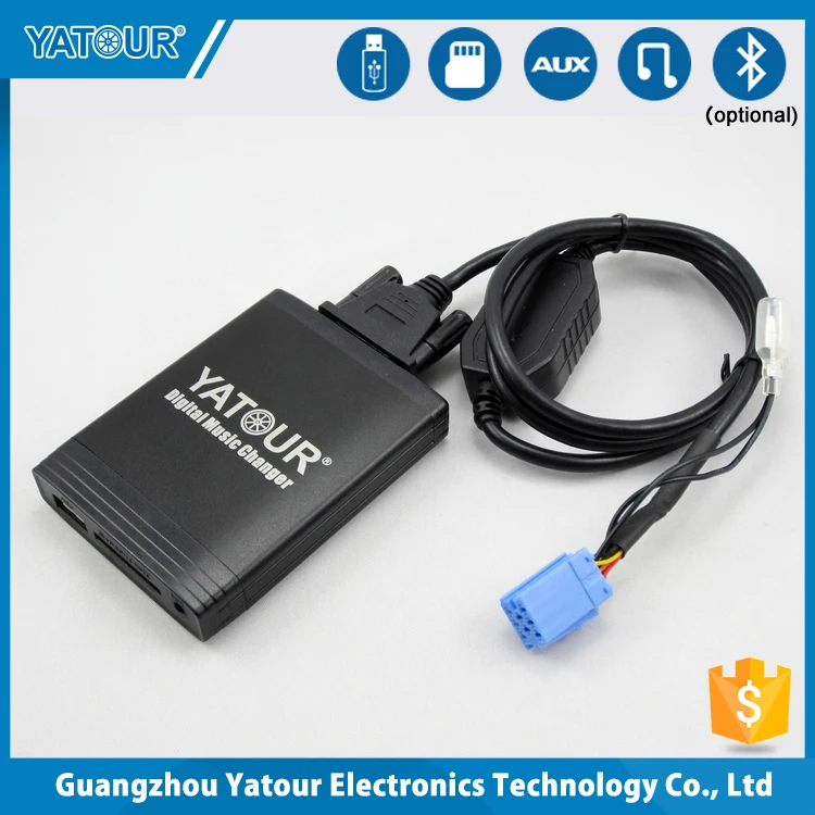 Bluetooth USB SD AUX en mp3 adaptador compatible con peugeot rd3 rb3 rm2 VDO