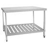Cosbao stainless steel fish cleaning table sea food clean work table