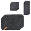 Felt placemats sets 4 Non Slip Heat Resistant Table Mats for desk tabletop protection table