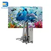 HD Enhanced CNC Multi-color Large Vertical Wall Inkjet Mural Printer ZT-S50