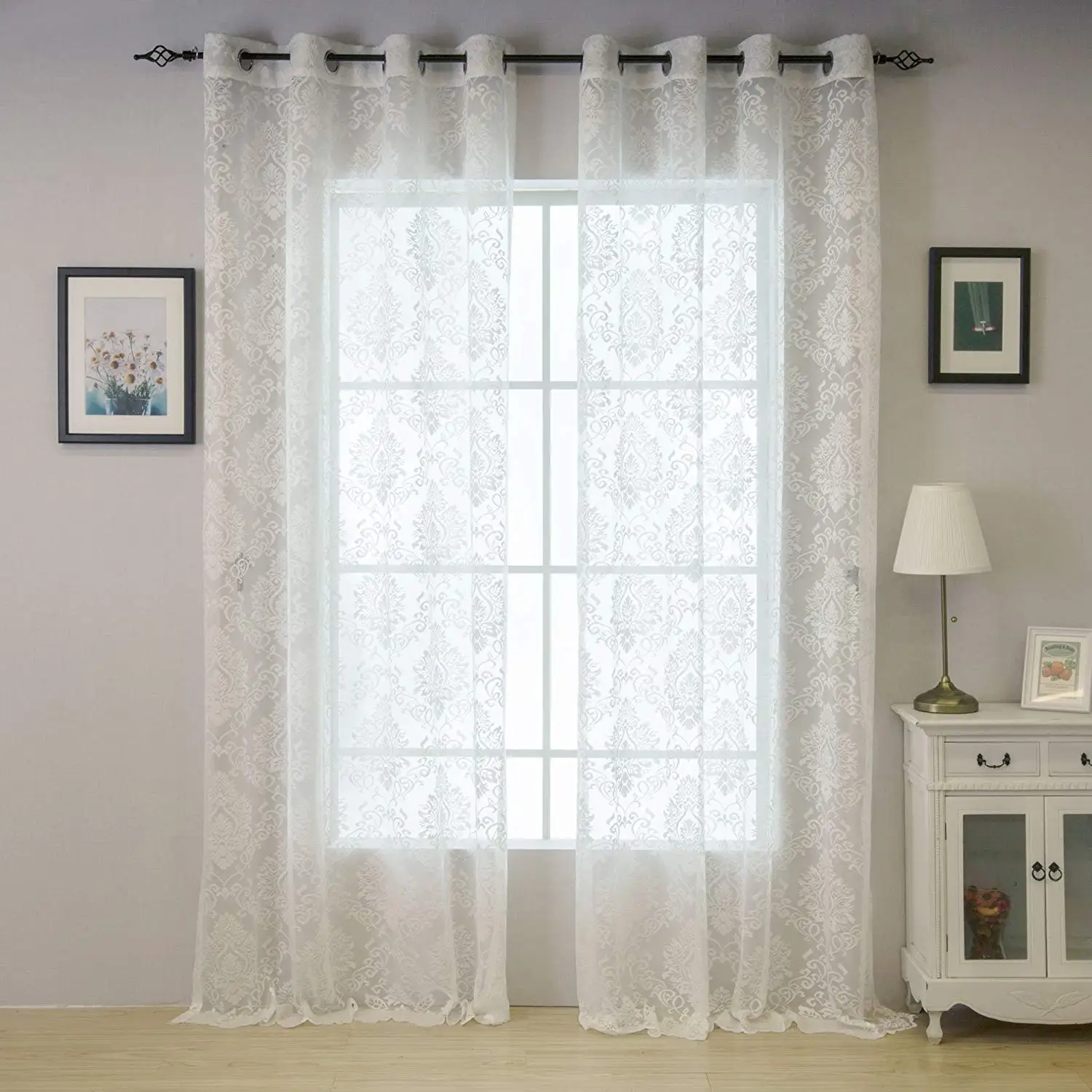 Hot Selling High Quality Lace Curtain China Manufacture Cheap Lace