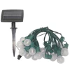 Globe Bulb String Light Decorative Outdoor G40 Solar Powered Light for Garden Dinner Party