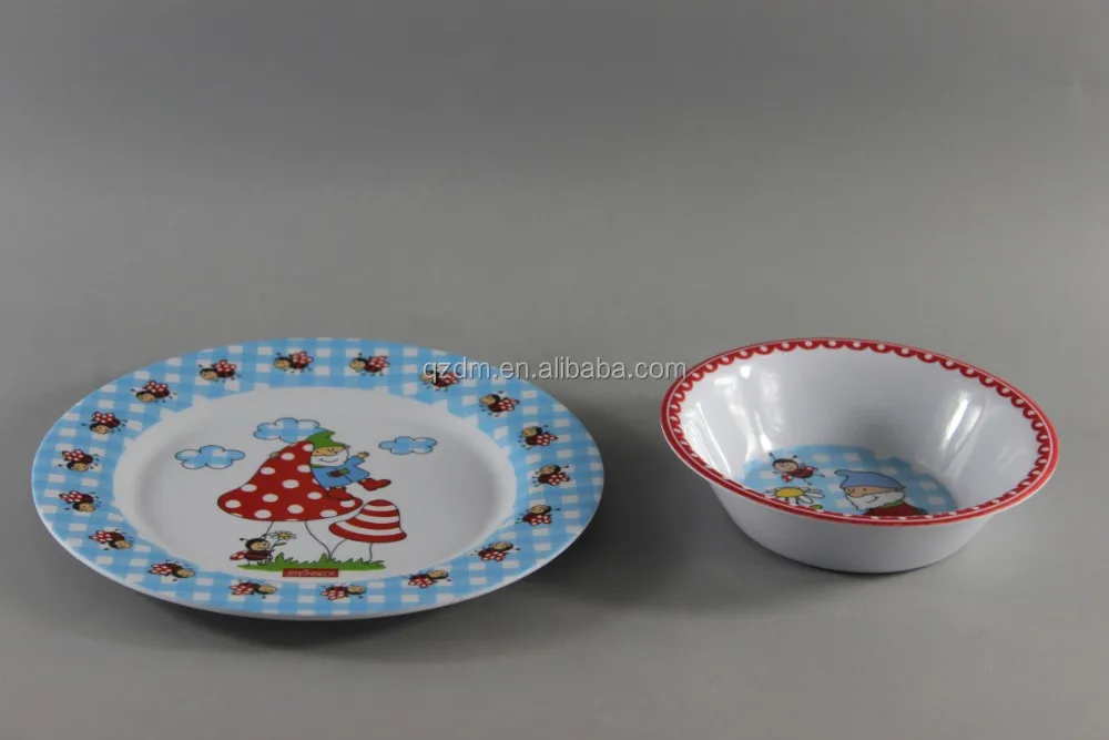 2016 Food Safe Melamine Dinner Set For Kids