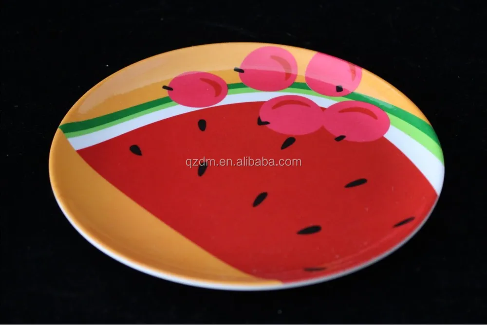 Round Shape Melamine Dessert Plate 8 Inch