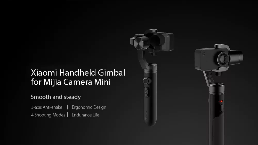 2018 Latest Original Xiaomi Mi Action Camera Electrical Handled Gimbal