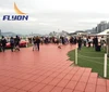 CE Standard durable event deck flooring outdoor event plastic flooring tile grass protection flooring for army military