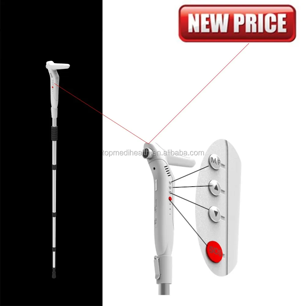 New Model Medical Therapy Electric Cane Walking Aid With Gps