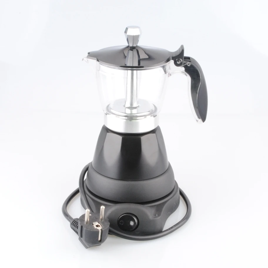 Moka Coffee Maker / Electric Moka Pot Electric Cup Sliver Stainless