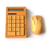 New Design Novelty Solar Powered China Bamboo Calculator&WirelessMouse