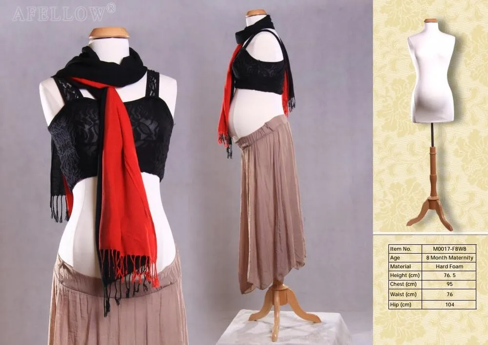 Pregnant Woman Adjustable Mannequin Big Belly Upper Body Women Dummy