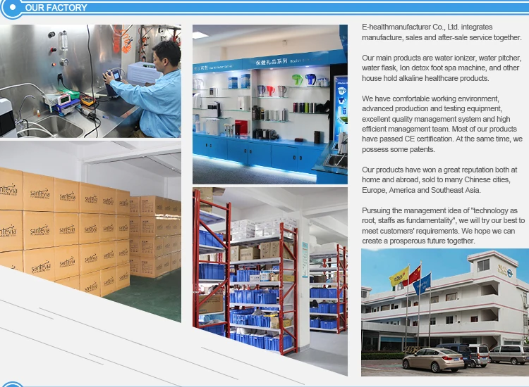 Alkaline Water Ionizer with Built-in Heating System Self-cleaning Function and Touch-control Panel for Healthy Drinking Water