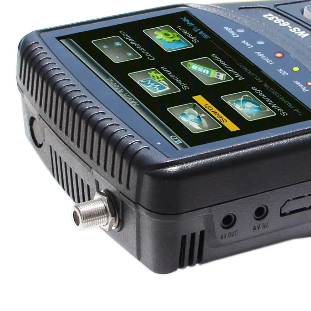 Dihao Ws6932 Professional Hd Dvbs Dvbs2 Satellite Signal Finder Meter