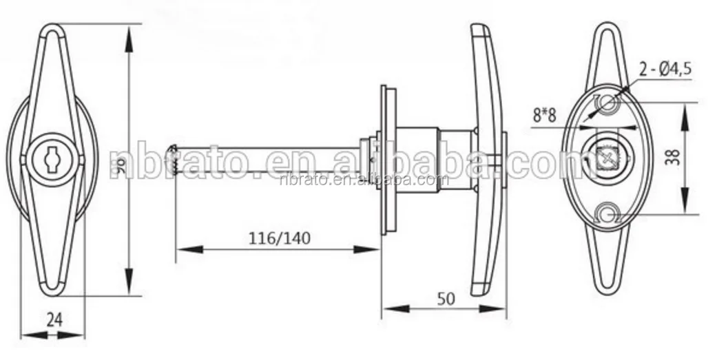 Truck cap lock