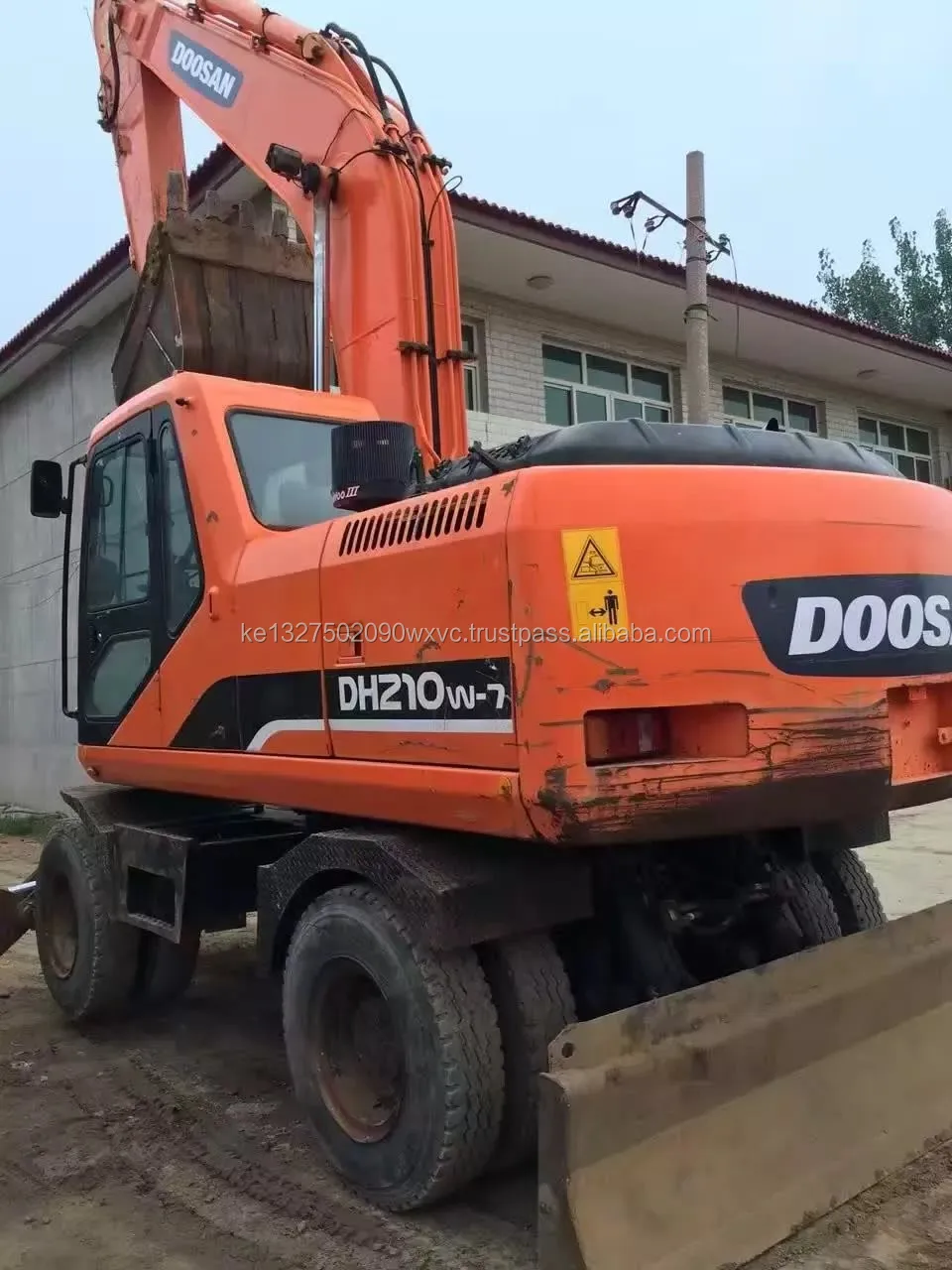Used Doosan Dh210w7 Wheel Excavator For Sale,Secondhand Doosan Wheel