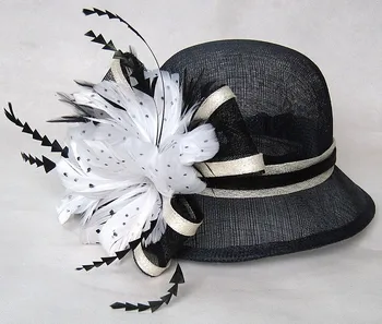 fancy black hat