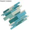 Crystal Glass Mosaic Tile, strip glass mosaic bathroom tile accessory building material glass