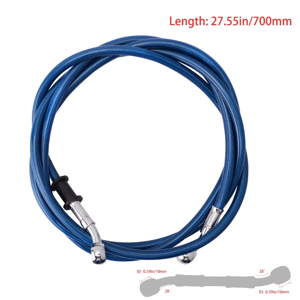 400mm To 2200mm Motorcycle Braided Stainless Steel Hydraulic Brake Hose