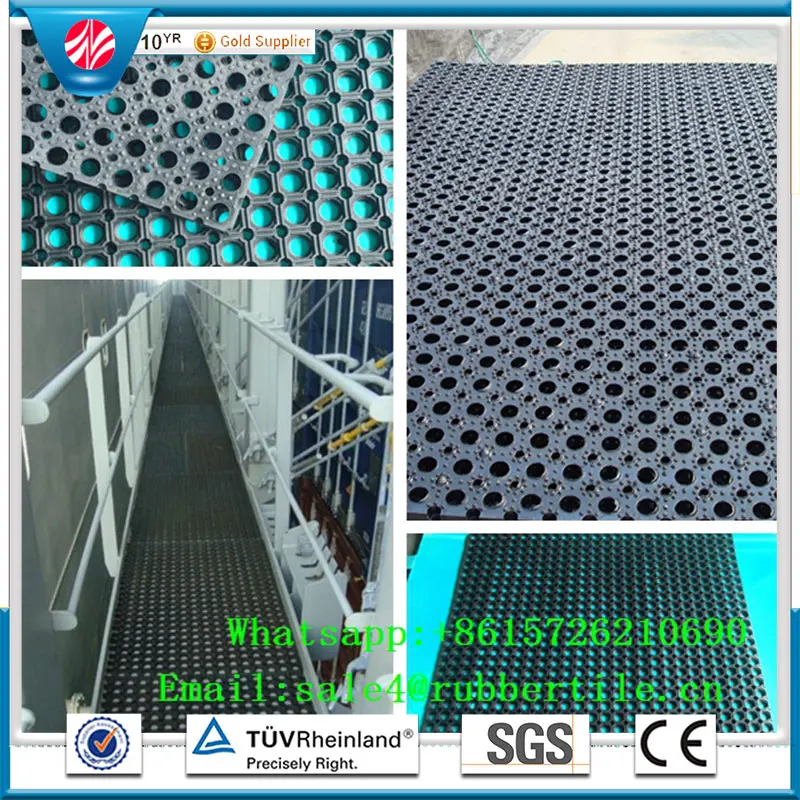 Safety Rubber Boat Deck Mat,Drainage Rubber Mat Buy Rubber Mat