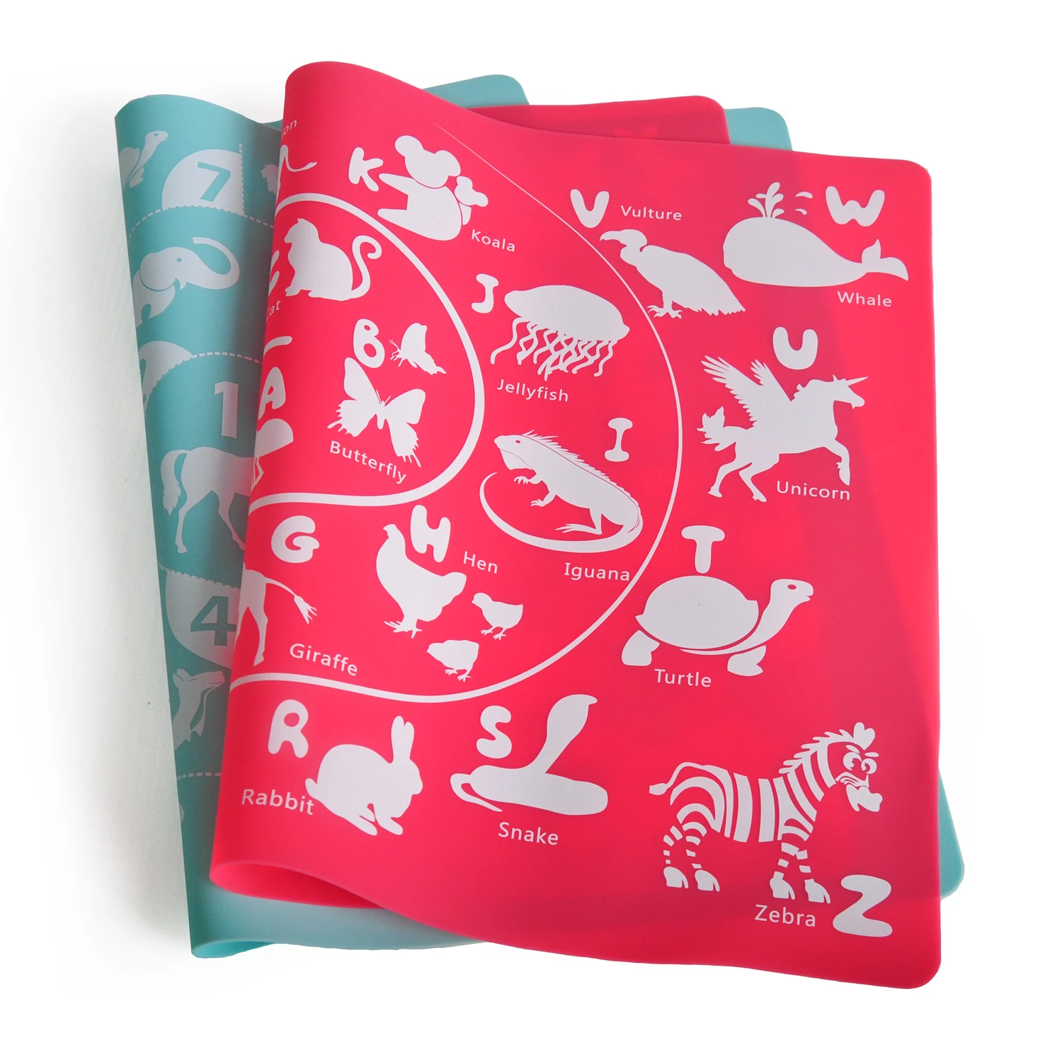 Wholesale Printed Silicone Mats Kids Placemat Silicone Custom Logo