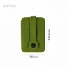 Green fresh color custom different size flet key chain holder for multiple keys