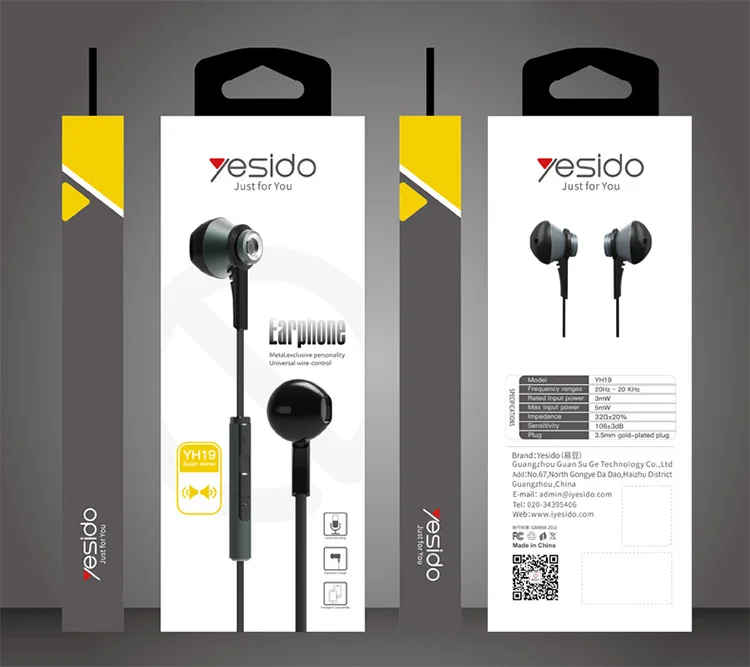 Drop Shopping Universal Hifi Microphone Headset Sport Stereo In-Ear Wired Mobile Earphone