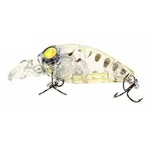 Fishing bait - Trulinoya DW24 35mm Mini Crank fishing bait hard fishing lures with the BKK for fish predator for pike, Wells, cod, spinner,Sandre-black stripes