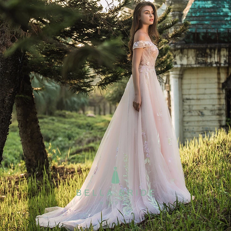 Fairy Style Pink Evening Dresses Vestidos De Quinceanera Fairy Style Pink Evening Dresses Vestidos De Quinceanera Ball Gown
