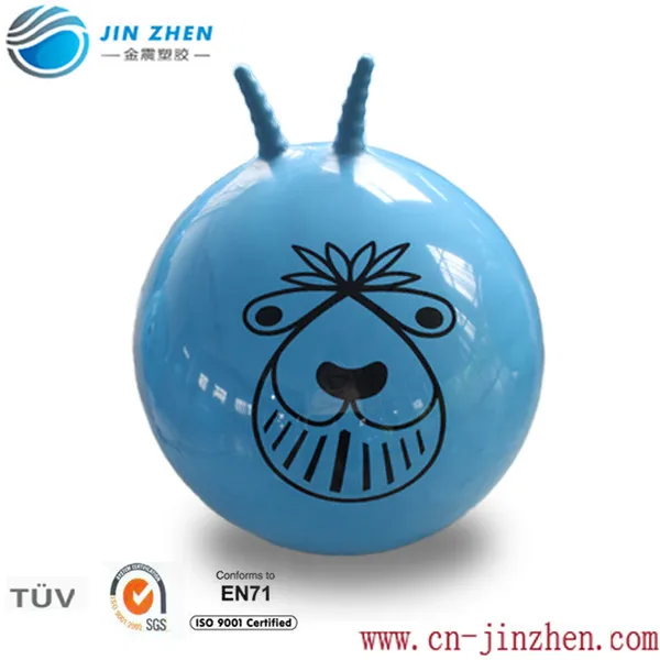 rubber bouncing ball with handle