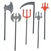 halloween party supplies children funny plastic toys halloween costume decoration accessory devil trident chopper weapon props