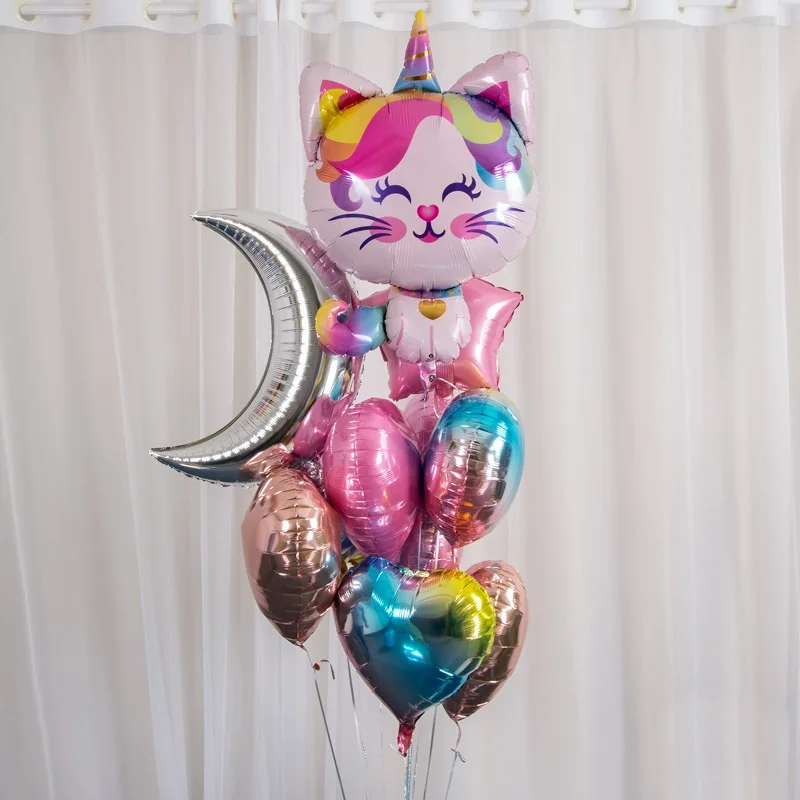 Chat Licorne Ballons De Dessin Anime Animal Caticorn Feuille Ballons Bebe Douche Fete D Anniversaire Mariage Decoration Lune Ensembles Buy Ballon Caticorn Caticorn Ensemble Ballon Licorne Product On Alibaba Com