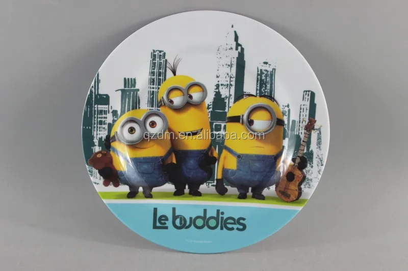 Custom Print 8" Melamine Kid's Dinner Plate FDA LFBG