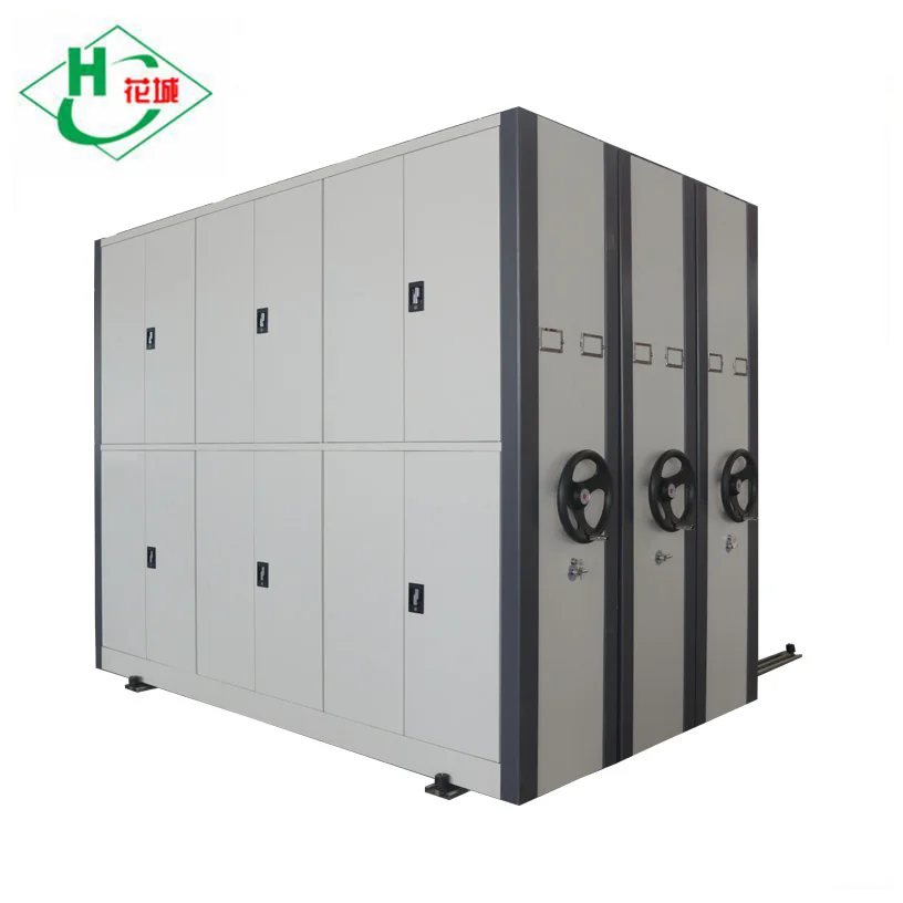 Library Space Saving Godrej File Compactor Movable Rack Metal Mass