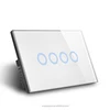 4Gang WIFI direct Mobile Control Smartphone IOS Wireless Touch Light switch with SAA certificate
